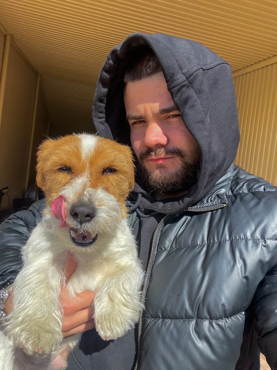 Матфей с маленьким гостем DOGHOMENSK